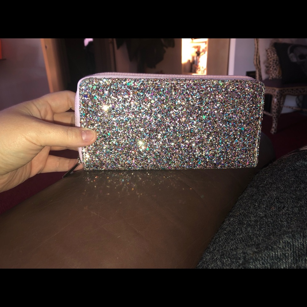 Sparkle pink wallet